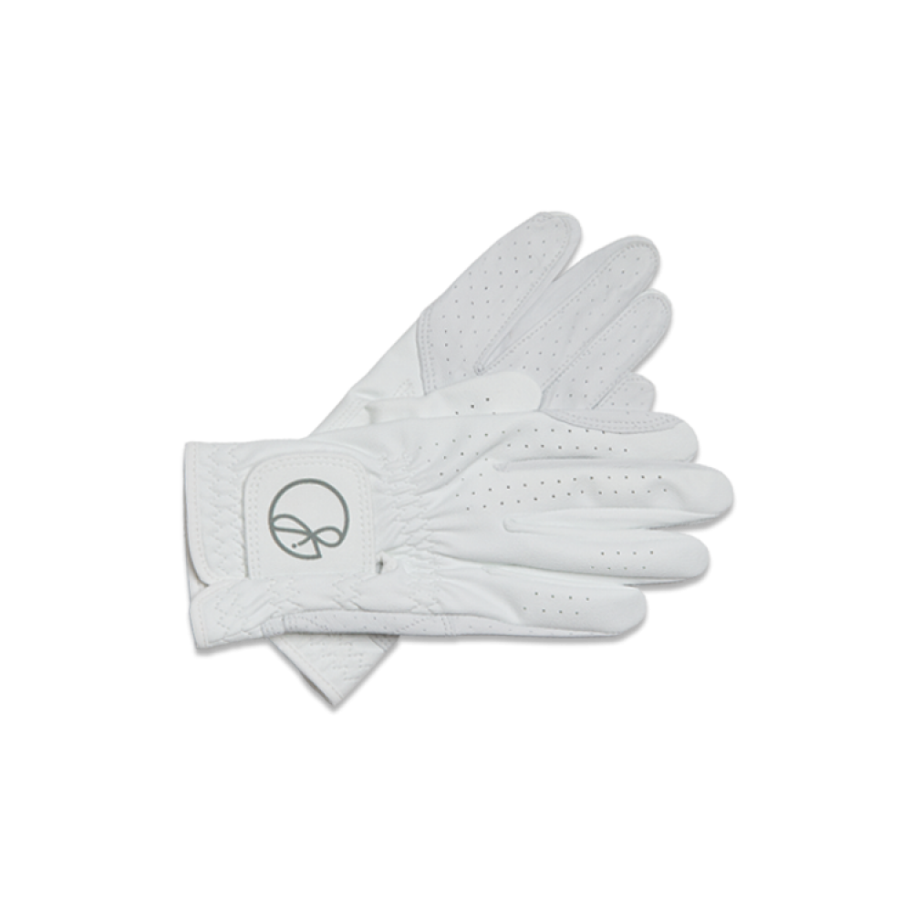 [JJA] 제이제인 베이직 반양피 양손 골프장갑 Basic Half Sheep Skin Golf Gloves (Grey) J347GV01GR